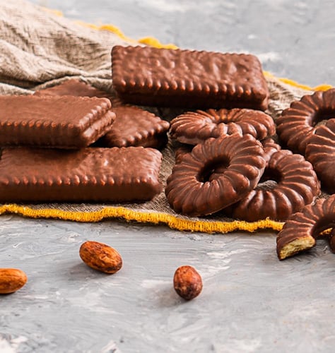 بسكويت برستيج بكريمة البندق والمغطى بالشوكلاته 160...