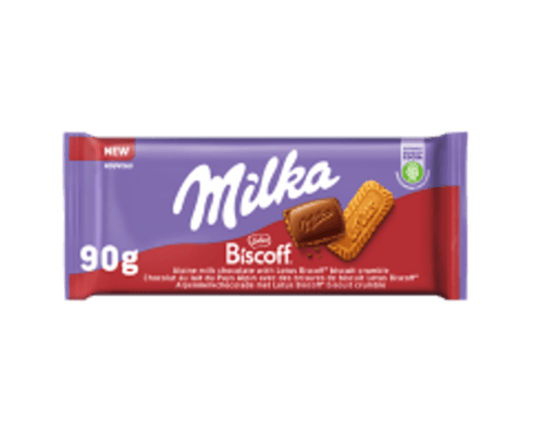 Milka Lotus Biscoff 90g - ميلكا لوتس بسكوف 90 جرام