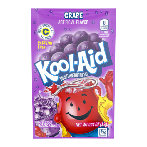 مسحوق شراب كول ايد بنكهة العنب غير محلى Kool-Aid U...