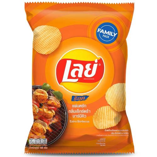 رقايق ليز لاي روك باربيكيو 158 جرام