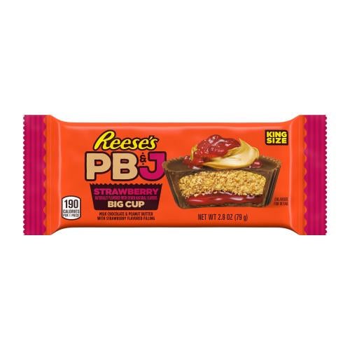 ريسيز بيج كب نكهة الفراولة حجم كينج - Reese's PB &...