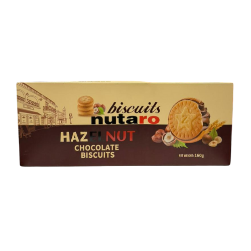 بسكويت نوتارو بالبندق والشوكولاتة 160 جرام Nutaro...