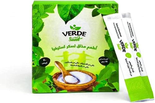 فيردي اظرف سكر ستيفيا المحلي الطبيعي، خالي من السع...