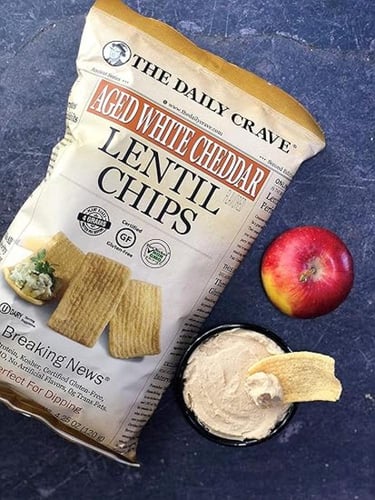 ذا ديلي كريف شيبس عدس بنكهة جبنة شيدر أبيض معتّق –...