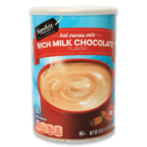 مزيج الكاكاو الساخن بنكهة الشوكولاتة بالحليب الغني...