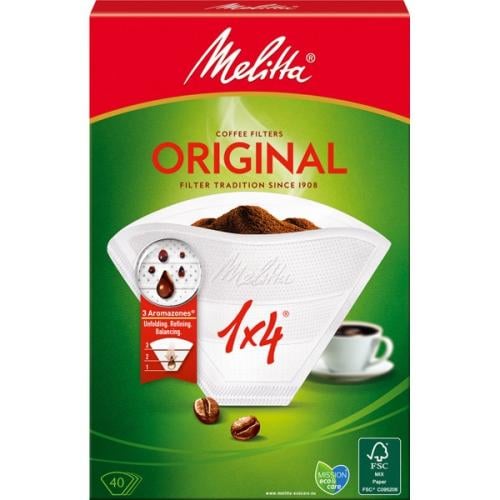 ميلتا فلتر قهوه 4×1 40 حبة