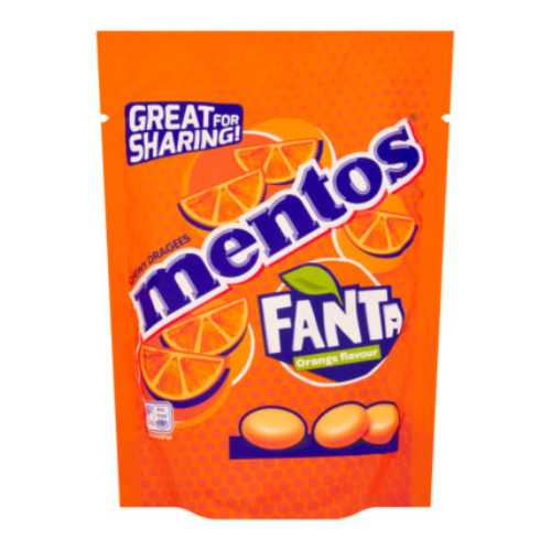 حلوى مضغ مينتوس بنكهة فانتا البرتقال Mentos Fanta...