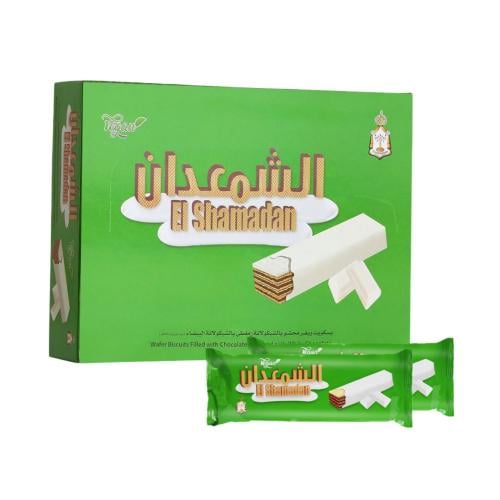 بسكويت ويفر الشمعدان القديم محشو شوكلاتة بيضاء 12...