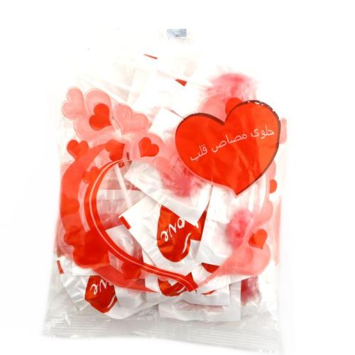 حلاوة مصاصة قلب - نكهة الفراولة | Heart Lollipop -...