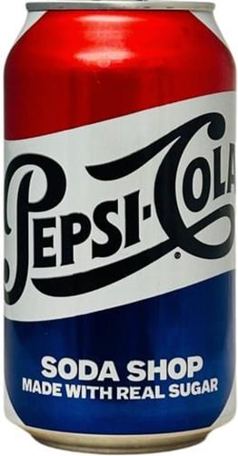 بيبسي كولا سكر حقيقي 355 مل للحبه