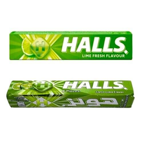 هولز ليمون أخضر منعش | Halls Fresh Lime Flavor
