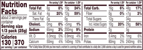 كوكيز آند كريم هيرشي كينج سايز 73 جرام