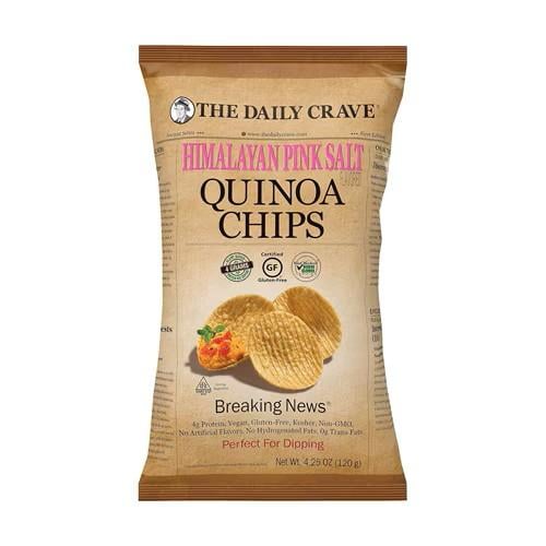 ذا ديلي كريف شيبس كينوا بنكهة ملح الهيمالايا الورد...