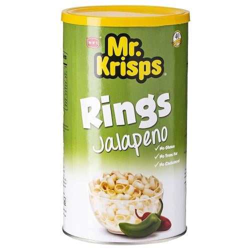 حلقات البطاطس مستر كريسبس نكهة الهالبينو 65 غ