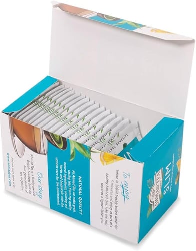 شاي احمد الأخضر "سليم" بنكهة الليمون والمتة والشاي...