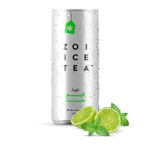 زوي ايس تي بنكهة الليمون بالنعناع -بدون إضافة سكر...