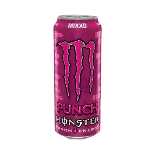 مشروب الطاقة مونستر بانش ميكسد باللون الأرجواني - 500 مل (Monster Punch MIXXD Energy Drink Can 500ml)