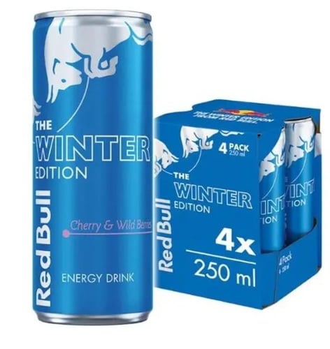 ريد بول بطعم الكرز والتوت 250 مل للحبة