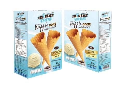 MR.CONE MEDIUM WAFFLE CONE 120G (8 PCS) / مستر كون...