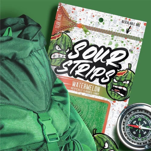 ساور ستريبس بطيخ | Sour Strips Watermelon