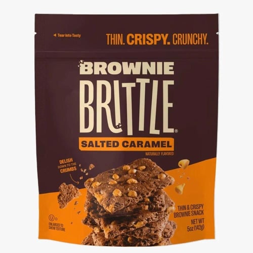براوني بريتل كراميل مملح 142 جرام - Brownie Brittl...