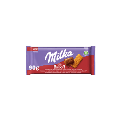 Milka Lotus Biscoff 90g - ميلكا لوتس بسكوف 90 جرام