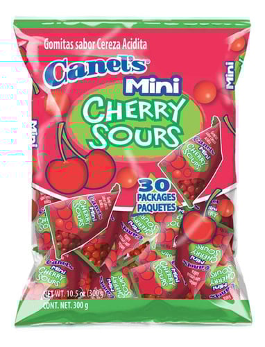 حلوى كانيلز ميني كرز حامض كيس 30 قطعة مستورد المكس...