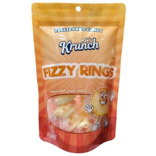حلقات فيزي المقرمشة حلوى كاندي بالتجميد 28 جم