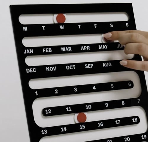 sliding perpetual calendar
