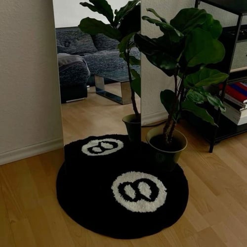 8 ball rug