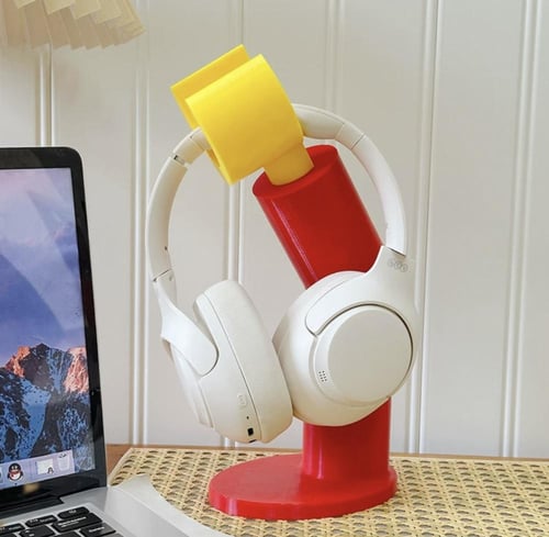Lego headphones stand