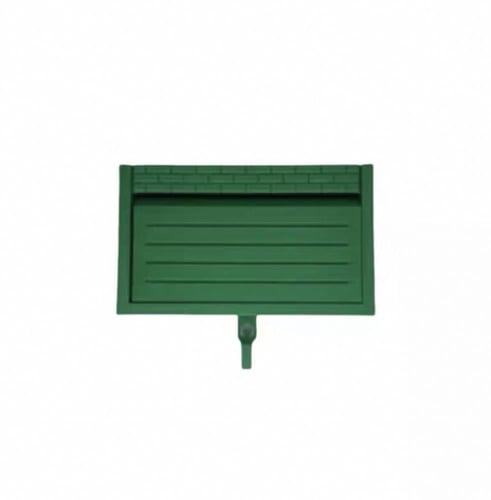 Green garage key holder