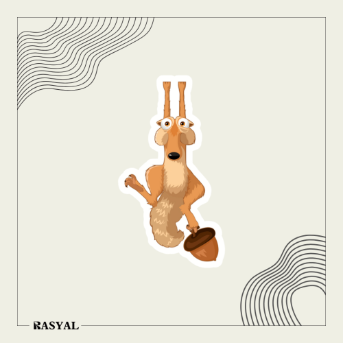 ستيكر شخصية كرتونية ( سكارت )