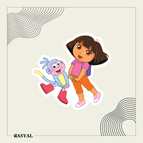 ستيكر شخصية كرتونية ( دورا )