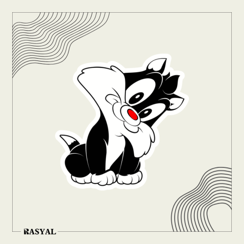 ستيكر شخصية كرتونية ( سيلفستر )