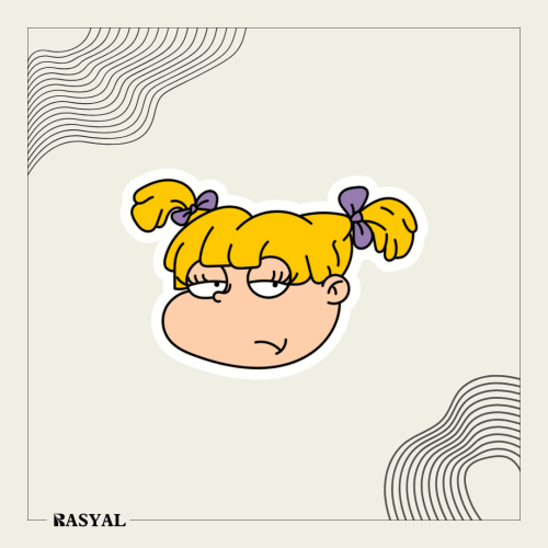 ستيكر شخصية كرتونية ( انجيليكا )