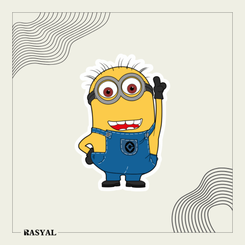 ستيكر شخصية كرتونية ( مينيونز )