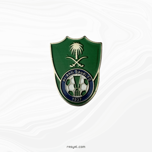 ستيكر الاهلي المعدني