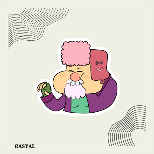 ستيكر شخصية كرتونية ( ستيكي جو )