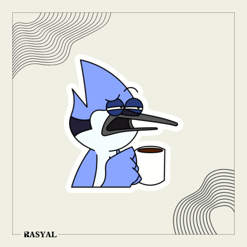 ستيكر شخصية كرتونية ( العرض العادي )