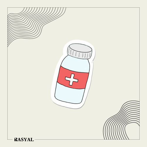 ستيكر علبة دواء