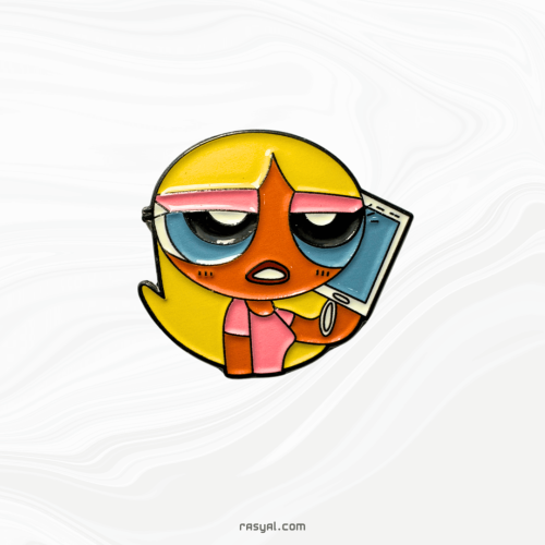 ستيكرات فتيات القوة المعدني