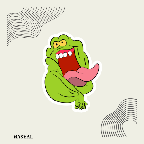 ستيكر شخصية كرتونية ( صائدو الاشباح )