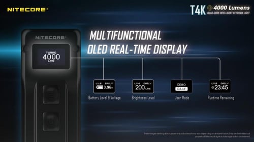 كشاف T4K من NITECORE