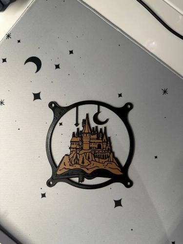 غطاء مروحة للPC بتصميم هوغوورتس, بمقاس 120mm