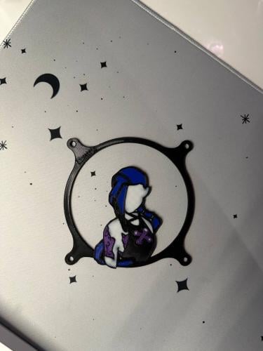 غطاء مروحة للPC بتصميم جينكس, بمقاس 120mm