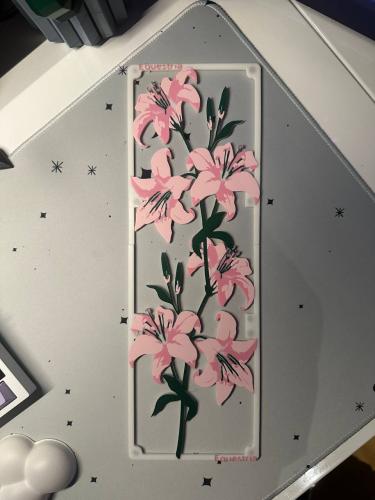 غطاء مروحة للPC بتصميم زهرات الليليوم , بمقاس 360m...