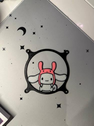 غطاء مروحة للPC بتصميم سينامورول يقبعة, بمقاس 120m...