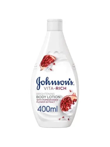 جونسون لوشن للجسم مع خلاصة زهرة الرمان - 400 مل