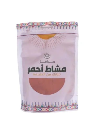 مسحوق عشبة مشاط احمر للشعر طبيعي ونقي 100% من حواف...